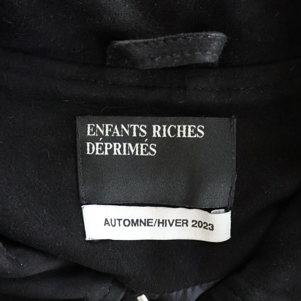 ENFANTS RICHES DEPRIMES(アンファンリッシュデプリメ) Suede Western Jacket スウェード ウェスタンジャケット ブラック
