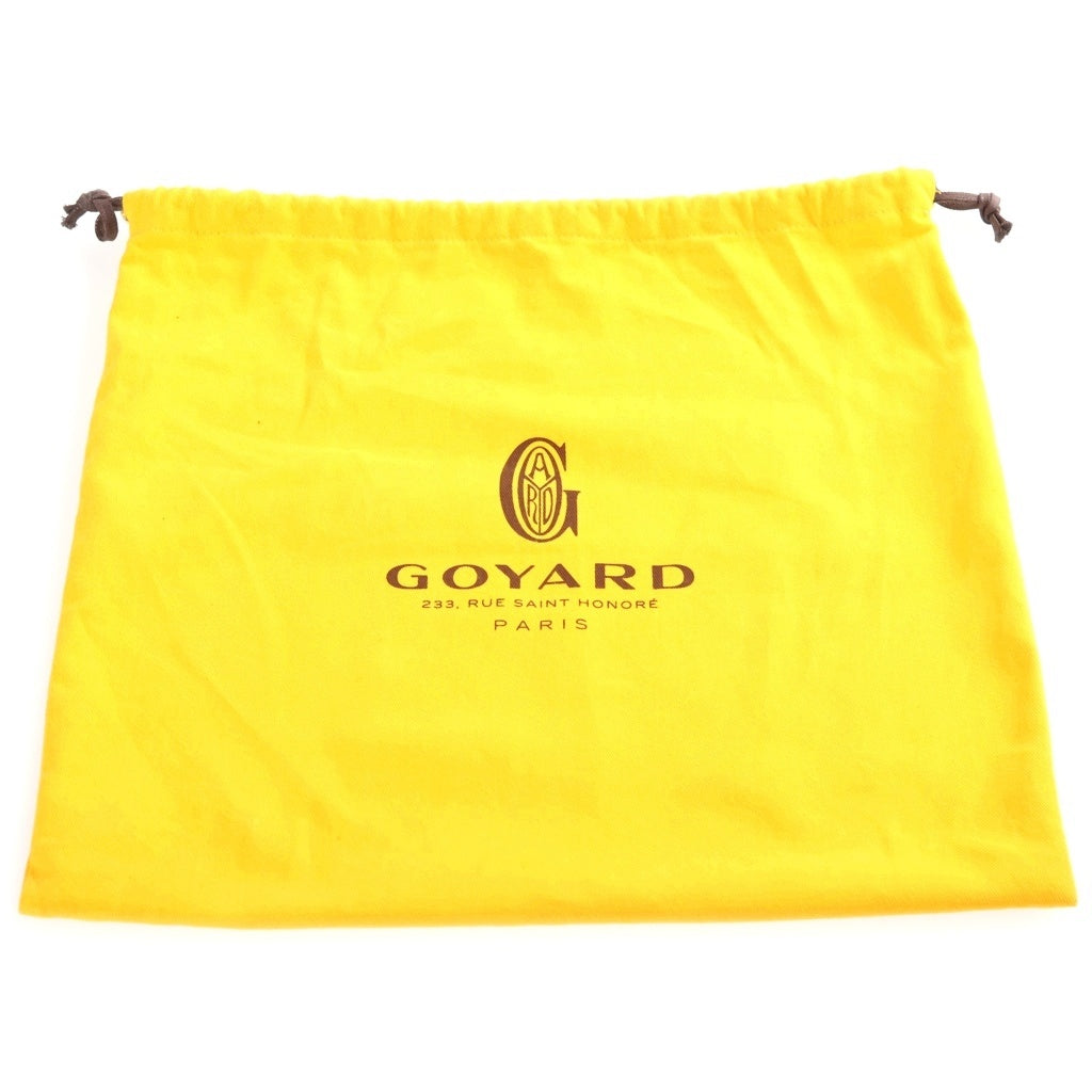 GOYARD(ゴヤール) Conti Pouch コンティポーチ PVCレザーハンドバッグ クラッチバッグ ブラック レディース