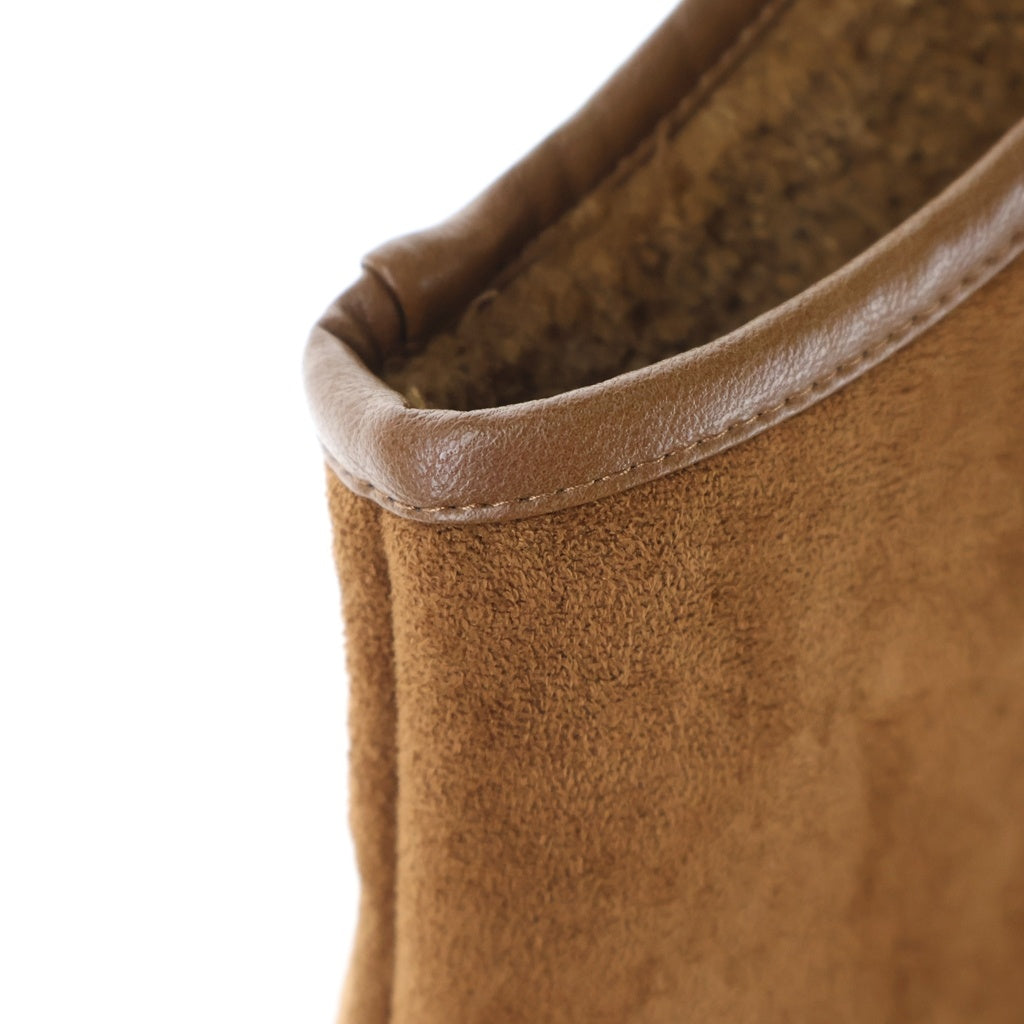 GDC(ジーディーシー) 25AW Vegan Mouton Vest フェイクムートンベスト ブラウン GD0241