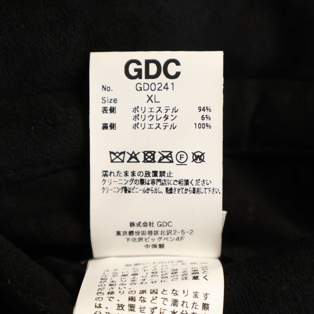 GDC(ジーディーシー) 25AW Vegan Mouton Vest フェイクムートン ベスト ブラック GD0241