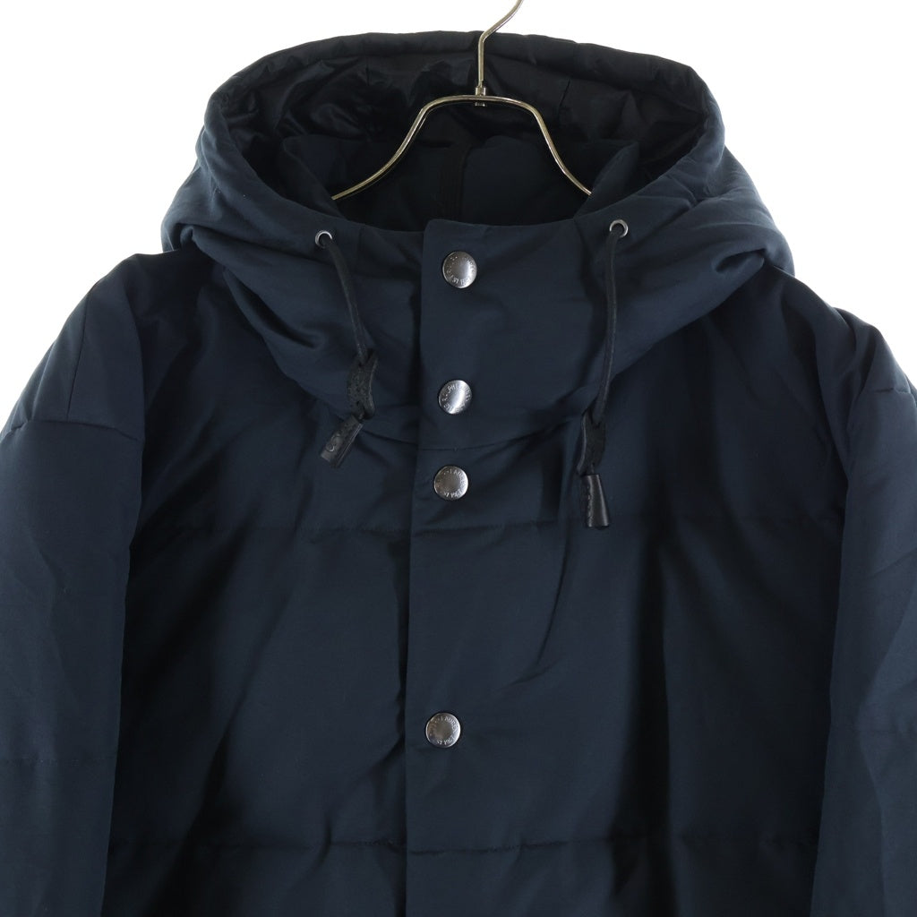 POLO RALPH LAUREN(ポロラルフローレン) ドローコード リブ スモールポニー フーデッドダウンジャケット ブラック 710919758002