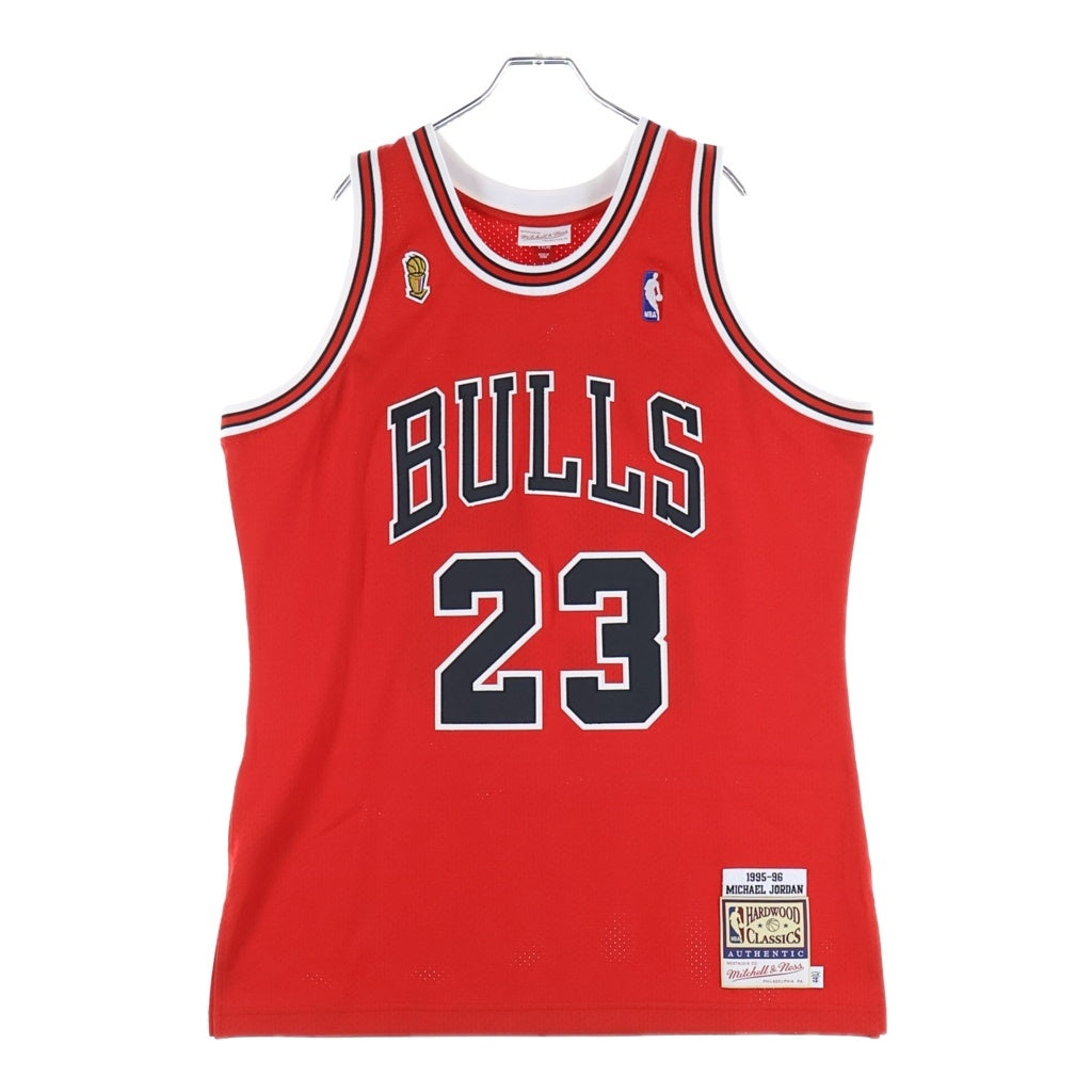 Mitchell&Ness(ミッチェル アンド ネス) Michael Jordan Chicago Bulls 1995-96 Red Authentic Jersey オーセンティック タンクトップ レッド
