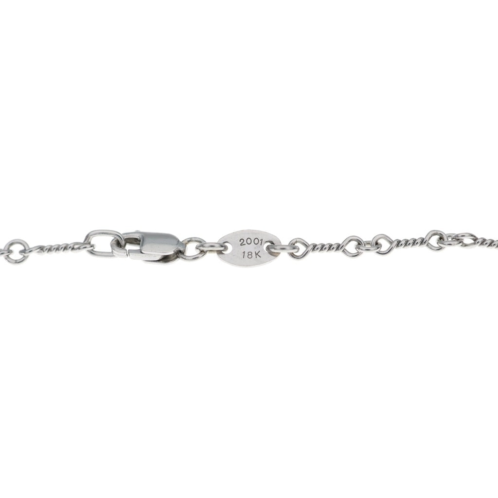 CHROME HEARTS(クロムハーツ) 18KWG NECKCHAIN T16 ツイストチェーンネックレス 16inch ホワイトゴールド BCA001