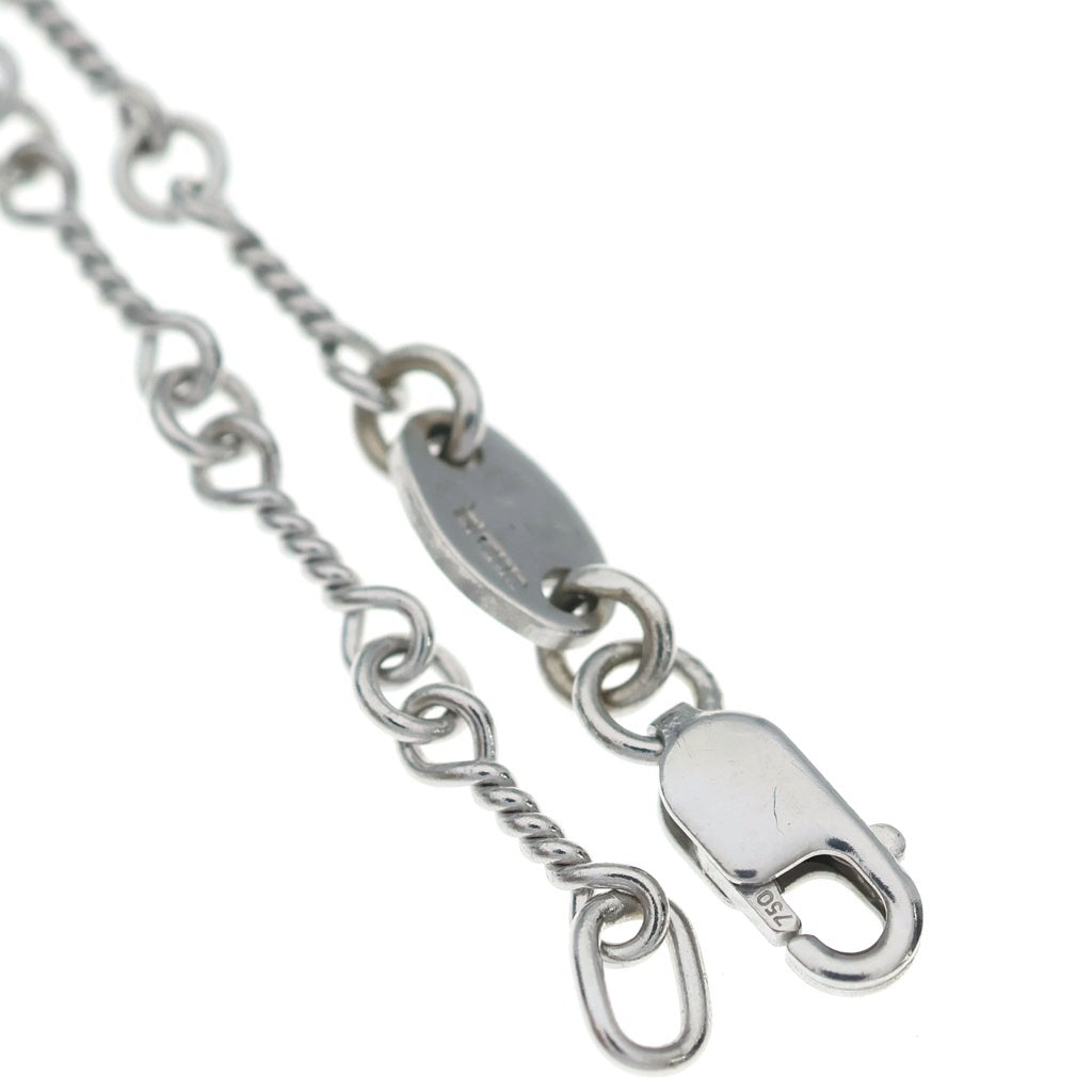 CHROME HEARTS(クロムハーツ) 18KWG NECKCHAIN T16 ツイストチェーンネックレス 16inch ホワイトゴールド BCA001