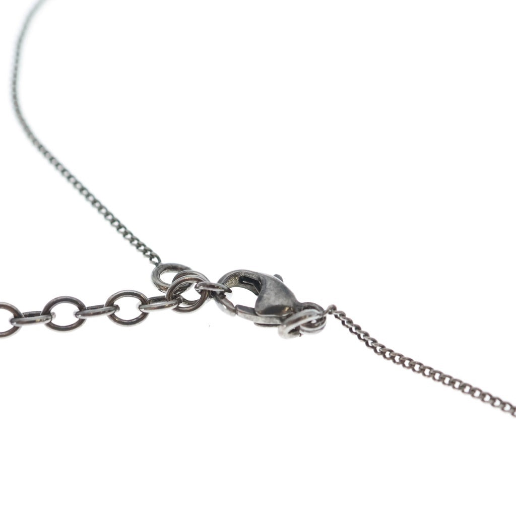 SAINT LAURENT PARIS(サンローランパリ) Heart Necklace ハート ペンダント ネックレス シルバー