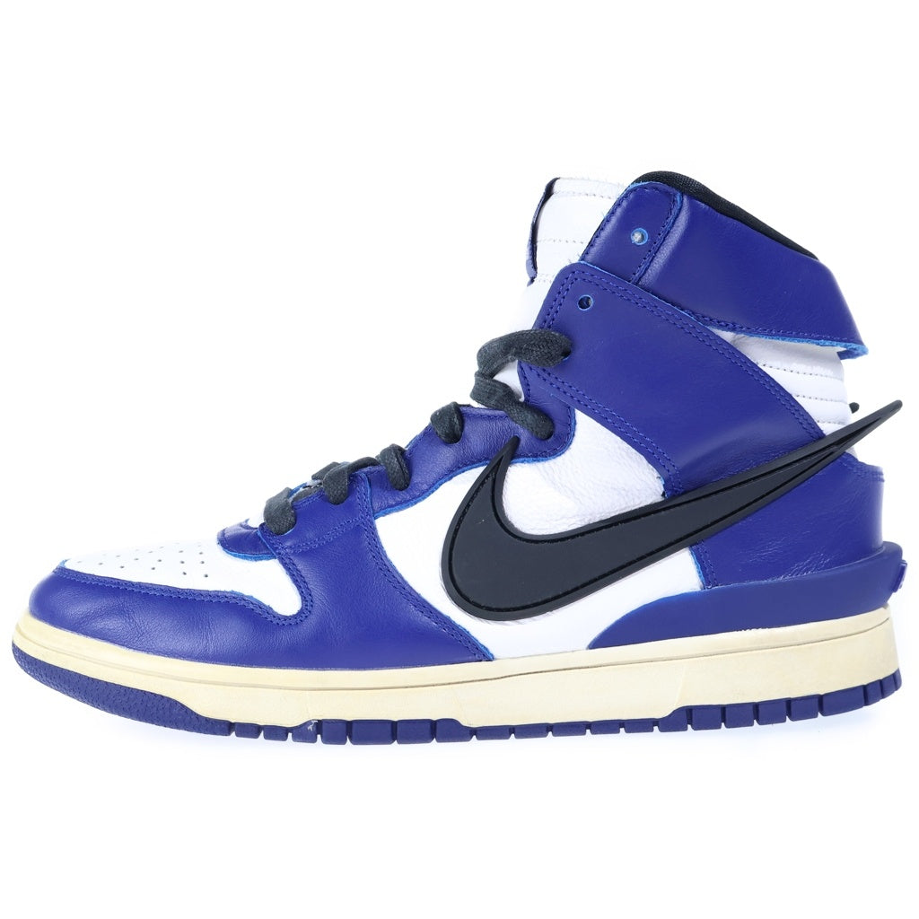 NIKE(ナイキ) × AMBUSH DUNK HIGH DEEP ROYAL CU7544-400 アンブッシュ ダンクハイ ディープロイヤル ハイカットスニーカー シューズ ブルー/ホワイト US9/27cm