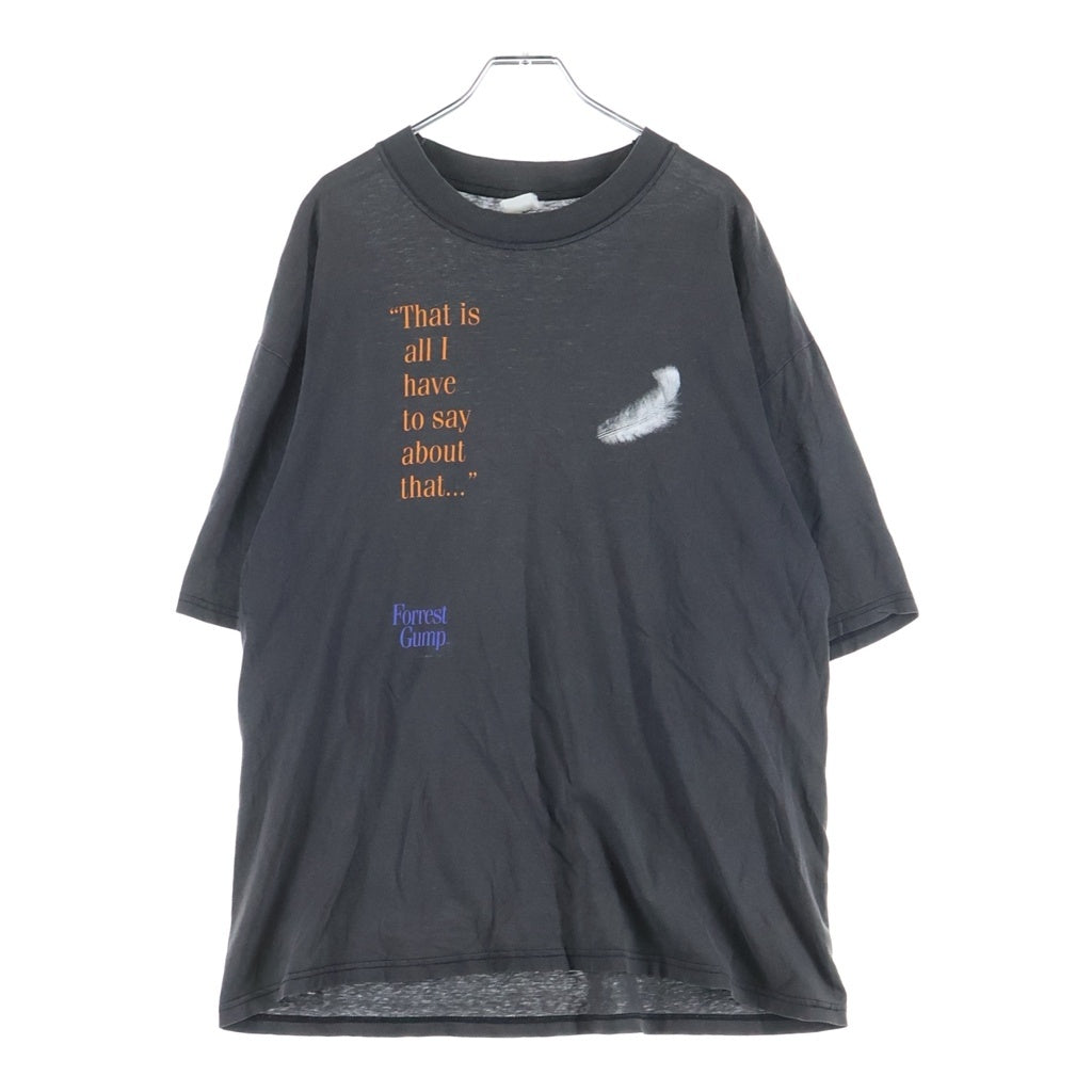 VINTAGE(ヴィンテージ) 90S Forrest Gump T-Shirt フォレストガンプ ムービーTシャツ 半袖Tシャツ ブラック