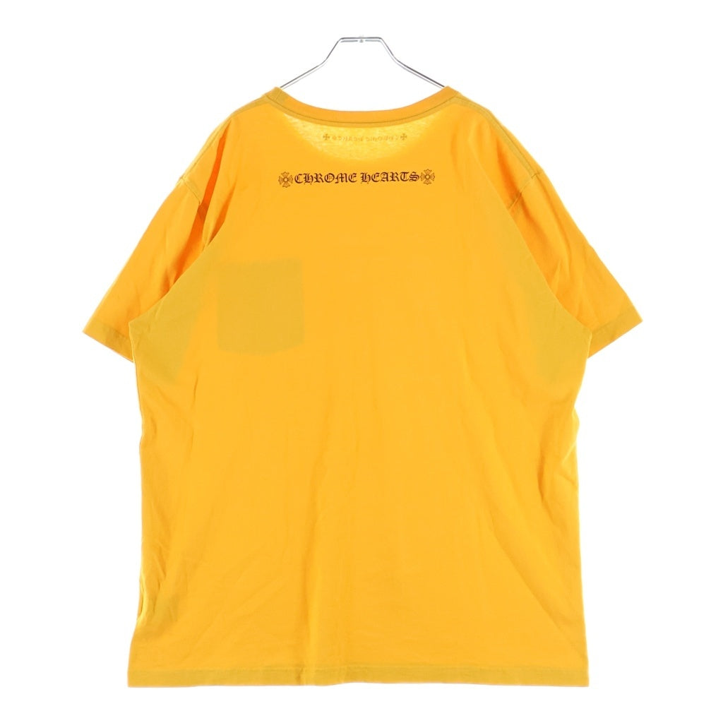 CHROME HEARTS(クロムハーツ) Vertical Logo Tee ヴァーティカル ロゴ 半袖Tシャツ カットソー イエロー