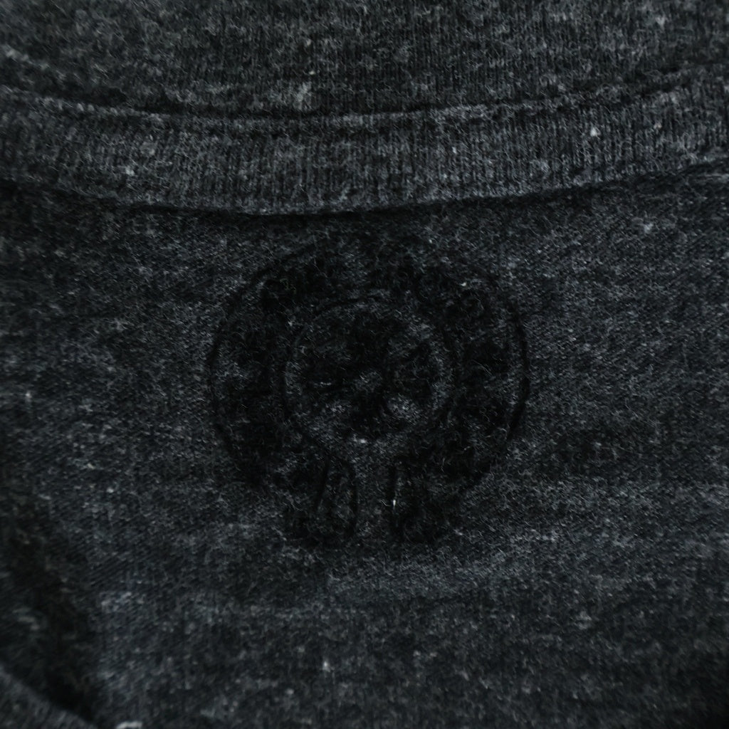 CHROME HEARTS(クロムハーツ) OLD Back Cemetery Cross Tee オールド バック セメタリークロス Vネック 半袖Tシャツ カットソー ブラック