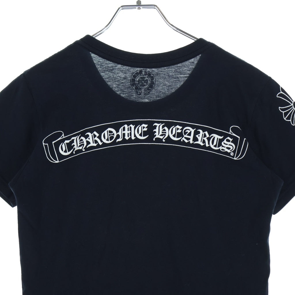 CHROME HEARTS(クロムハーツ) OLD Back Scroll Label Tee オールド バック スクロールラベル 半袖Tシャツ カットソー ブラック