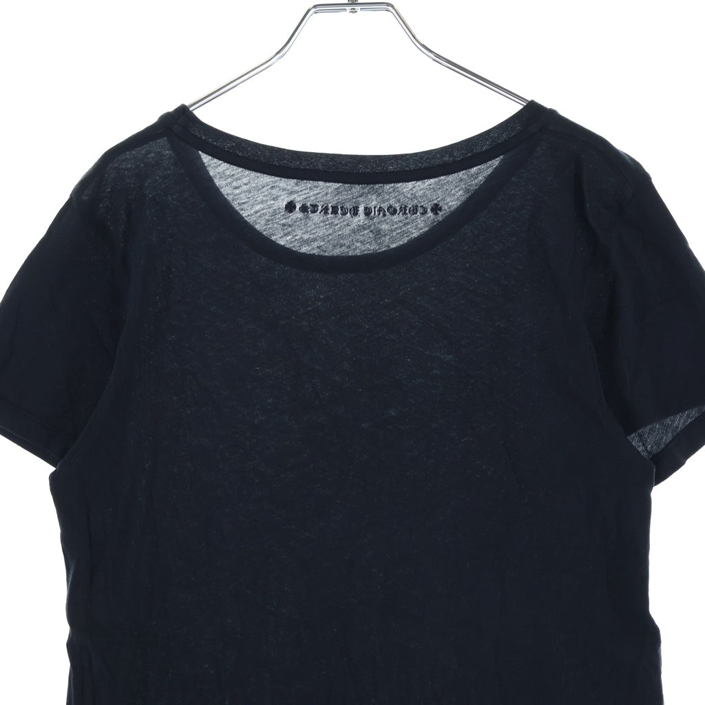 CHROME HEARTS(クロムハーツ) Cross Dinosaur Tee CH クロス ダイナソー プリント 半袖Tシャツ カットソー ブラック