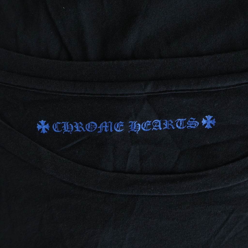 CHROME HEARTS(クロムハーツ) Cross Dinosaur Tee CH クロス ダイナソー プリント 半袖Tシャツ カットソー ブラック