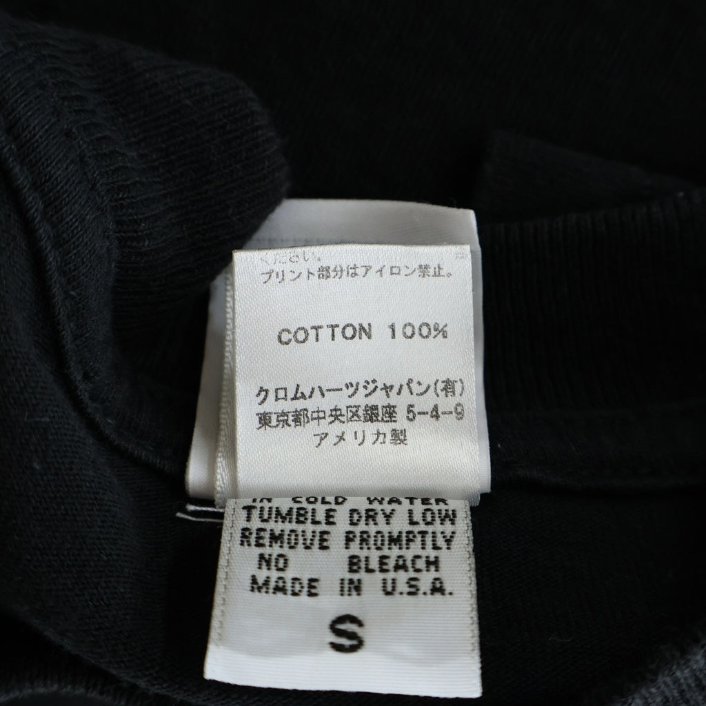 CHROME HEARTS(クロムハーツ) Back Circle Logo PLS Tee バック サークルロゴ CH プラス 半袖Tシャツ カットソー ブラック