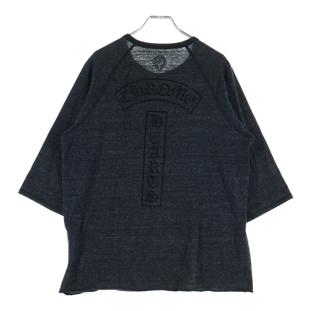 CHROME HEARTS(クロムハーツ) OLD Back T Bar L/S Tee オールド バック Tバー ロングスリーブ 7分袖Tシャツ カットソー ブラック
