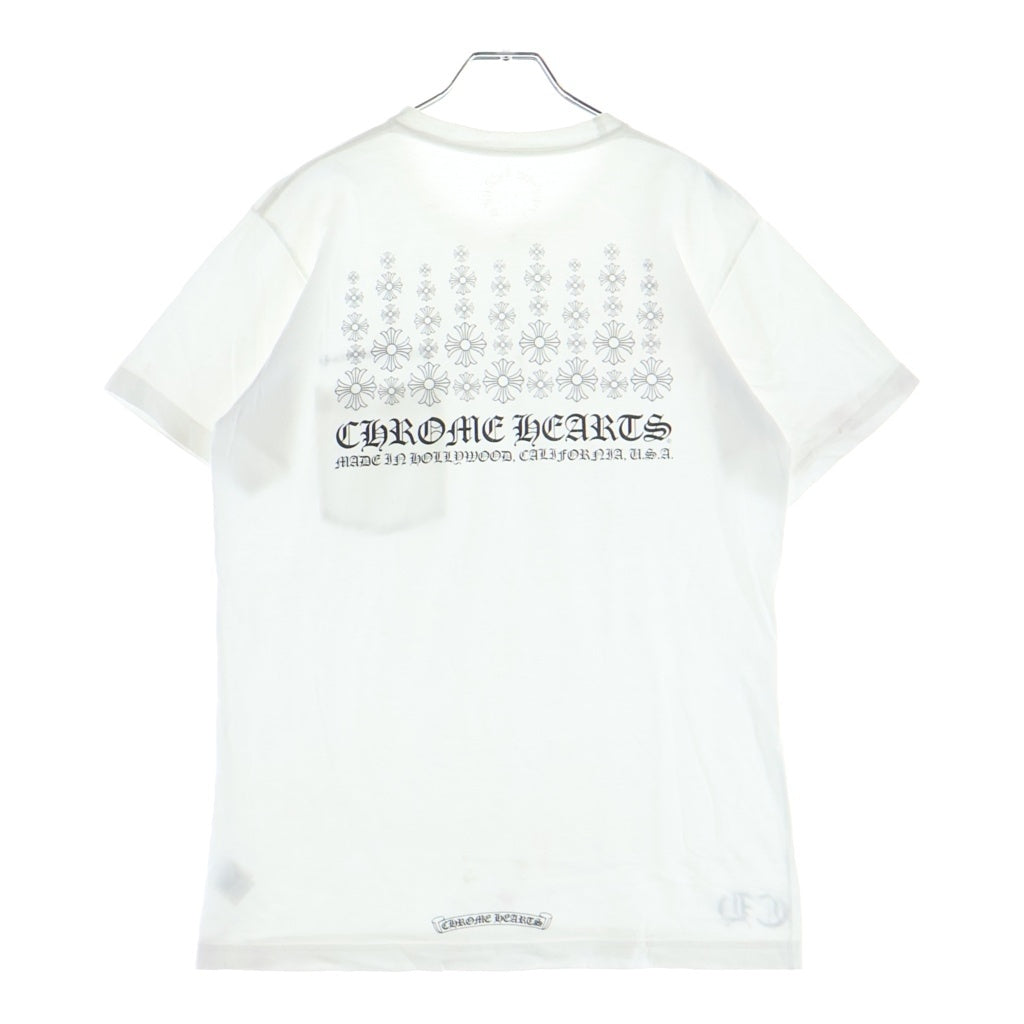 CHROME HEARTS(クロムハーツ) Back Made in Hollywood Tee オールド バック メイドインハリウッド 半袖Tシャツ カットソー ホワイト