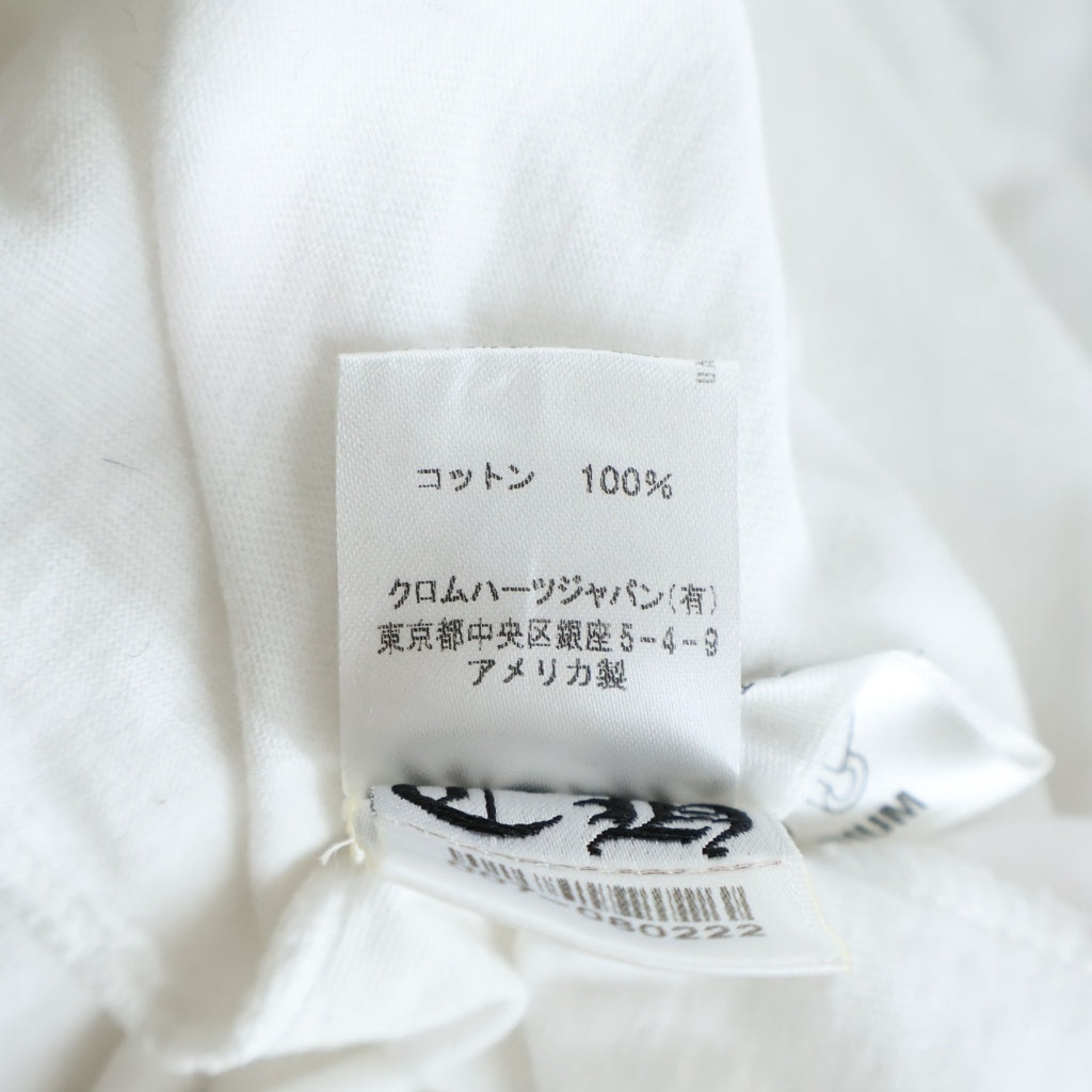 CHROME HEARTS(クロムハーツ) Back Made in Hollywood Tee オールド バック メイドインハリウッド 半袖Tシャツ カットソー ホワイト