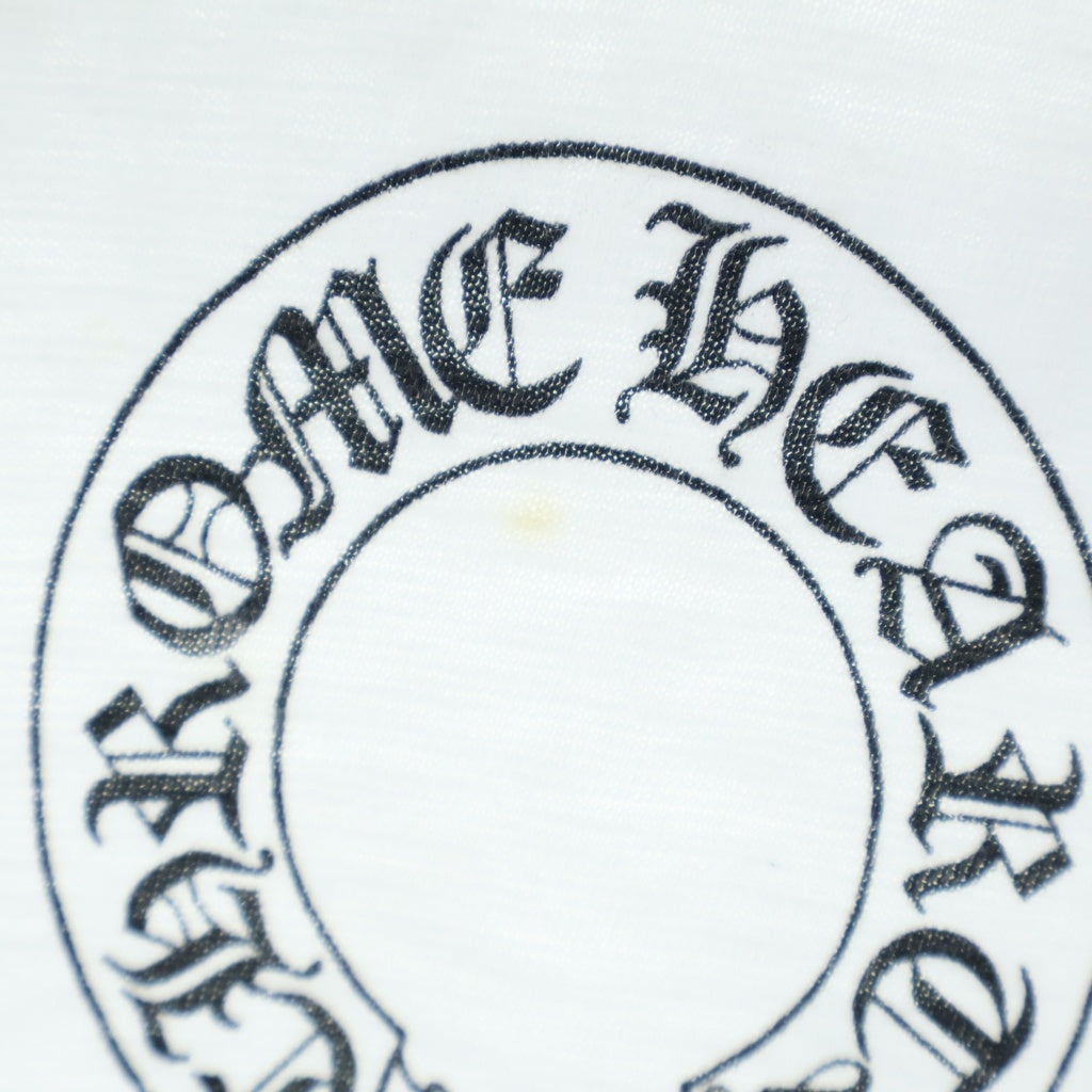 CHROME HEARTS(クロムハーツ) OLD Back Scroll Label L/S Tee オールド バック スクロールラベル ロングスリーブ 長袖Tシャツ カットソー ホワイト/グレー