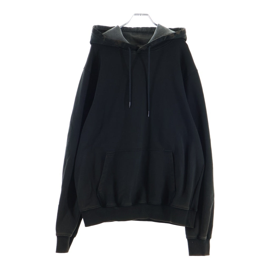 XLIM(エクスリム) Docking Hoodie ダスト加工 切り替え プルオーバーパーカー フーディ ブラック EP4SNHD01-CH