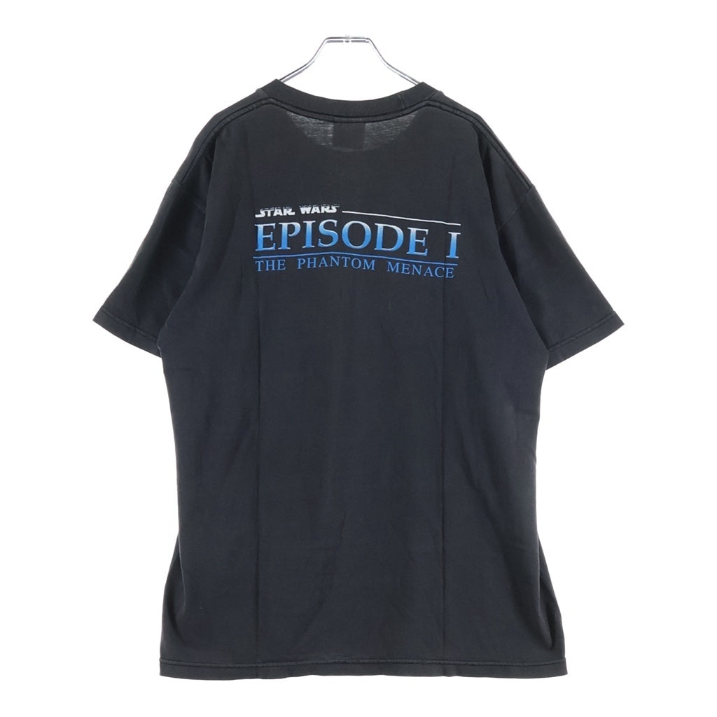 VINTAGE(ヴィンテージ) 90s STAR WARS EPISODE 1 Movie Tee スターウォーズ エピソード1 ムービー 映画 半袖Tシャツ カットソー ブラック