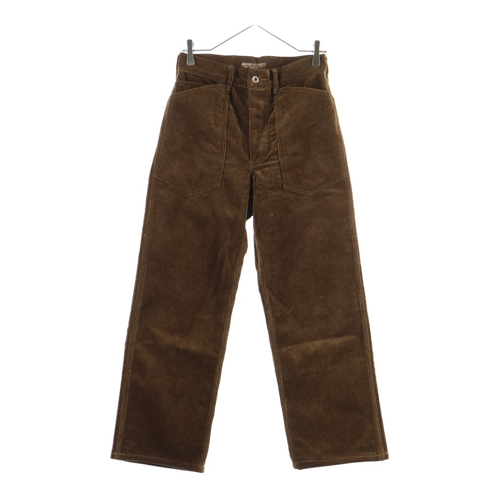 Buzz Rickson's(バズリクソンズ) ASSOCIATES U.S. ARMY WORKING TROUSERS CORDUROY VERSION ミリタリー コーデュロイ ワークパンツ ブラウン