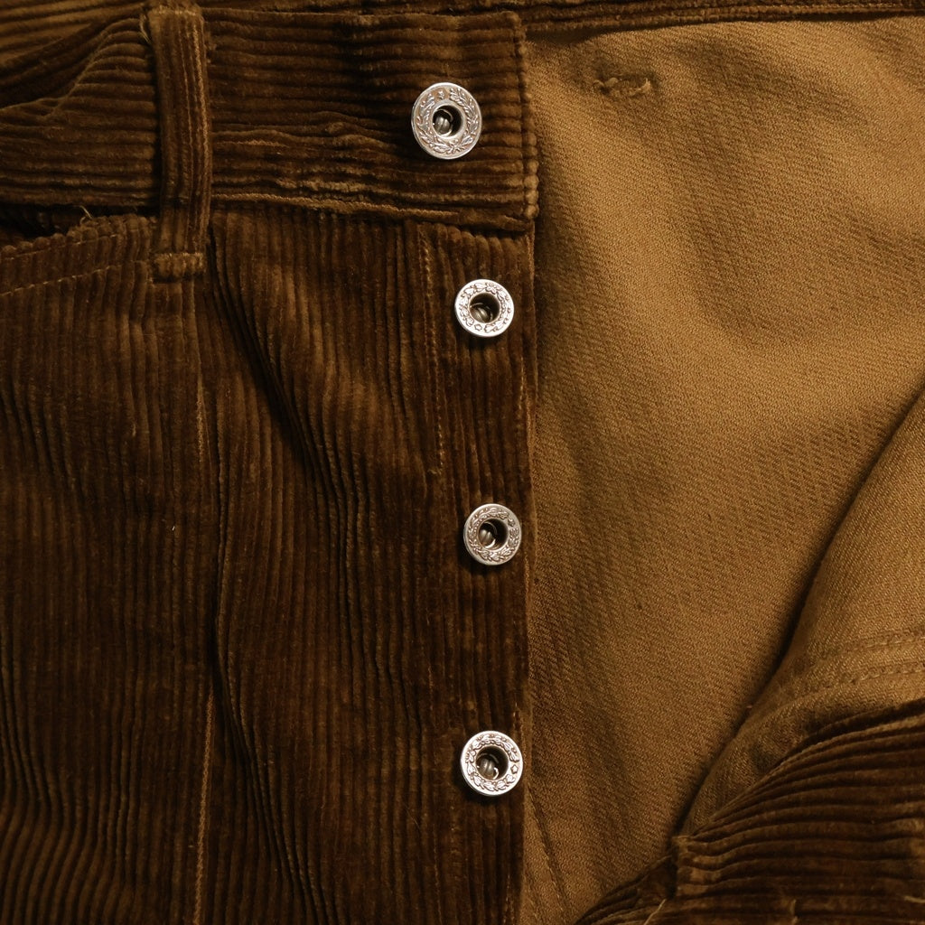 Buzz Rickson's(バズリクソンズ) ASSOCIATES U.S. ARMY WORKING TROUSERS CORDUROY VERSION ミリタリー コーデュロイ ワークパンツ ブラウン
