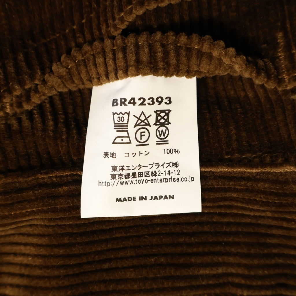 Buzz Rickson's(バズリクソンズ) ASSOCIATES U.S. ARMY WORKING TROUSERS CORDUROY VERSION ミリタリー コーデュロイ ワークパンツ ブラウン