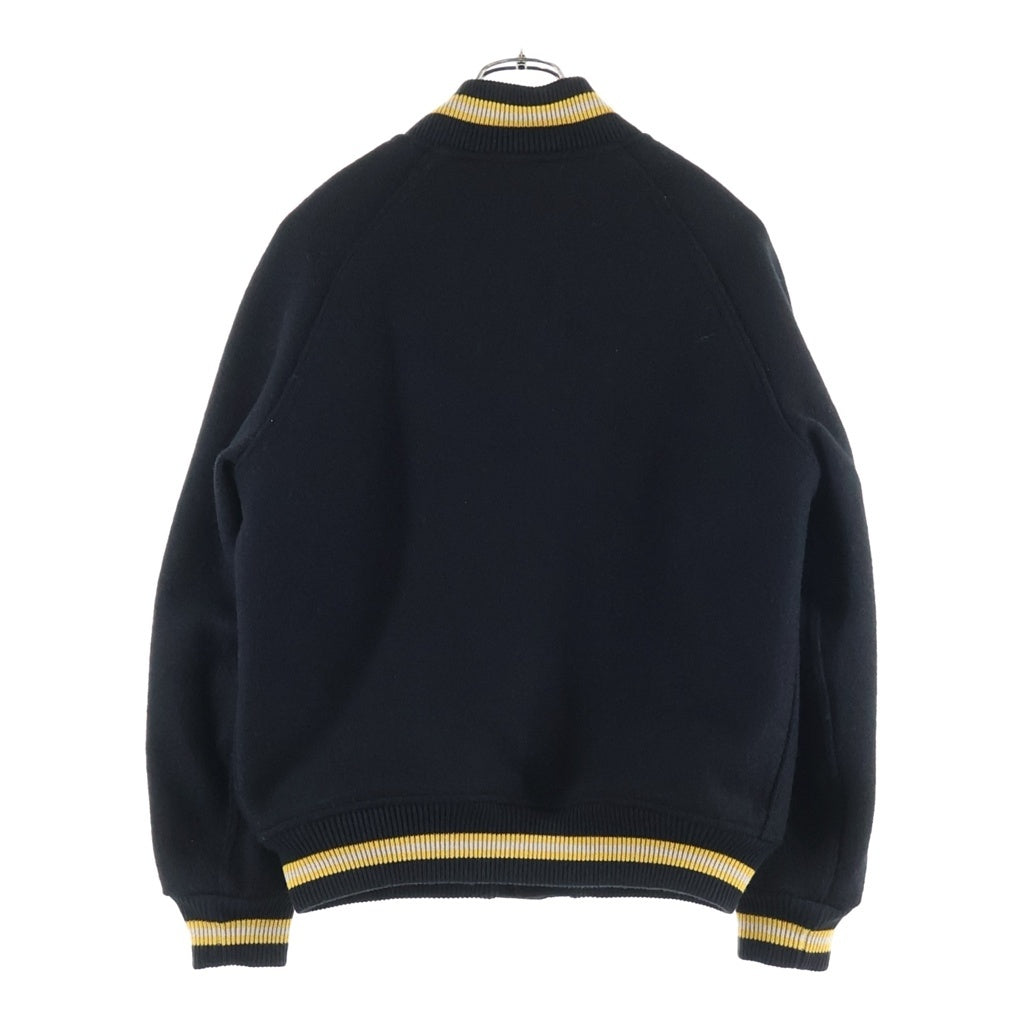 WAREHOUSE(ウェアハウス) WEST POINT Logo Stadium Jacket ロゴ スタジアムジャケット ウール ブラック