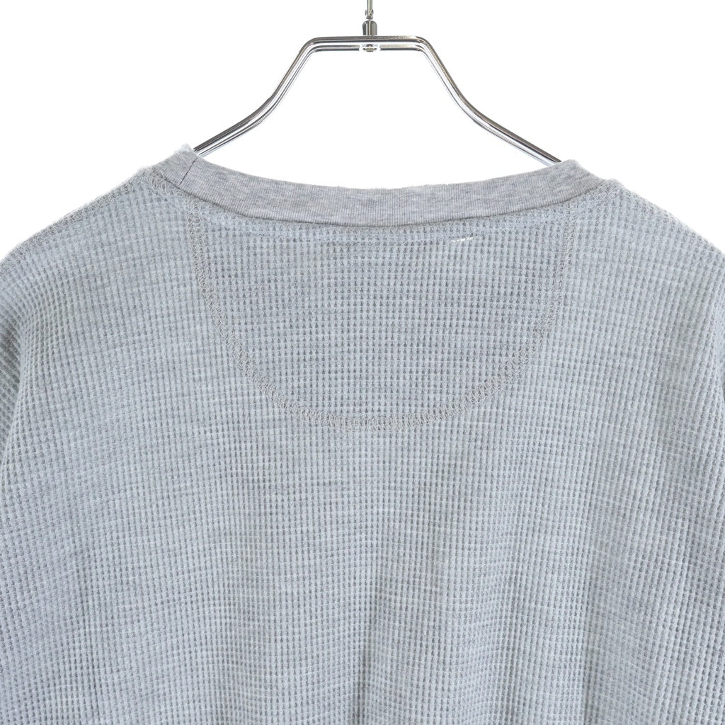 VINTAGE(ヴィンテージ) 00s West Coast Choppers Thermal L/S Tee ウエストコーストチョッパーズ アイアンクロス サーマル 長袖Tシャツ カットソー グレー