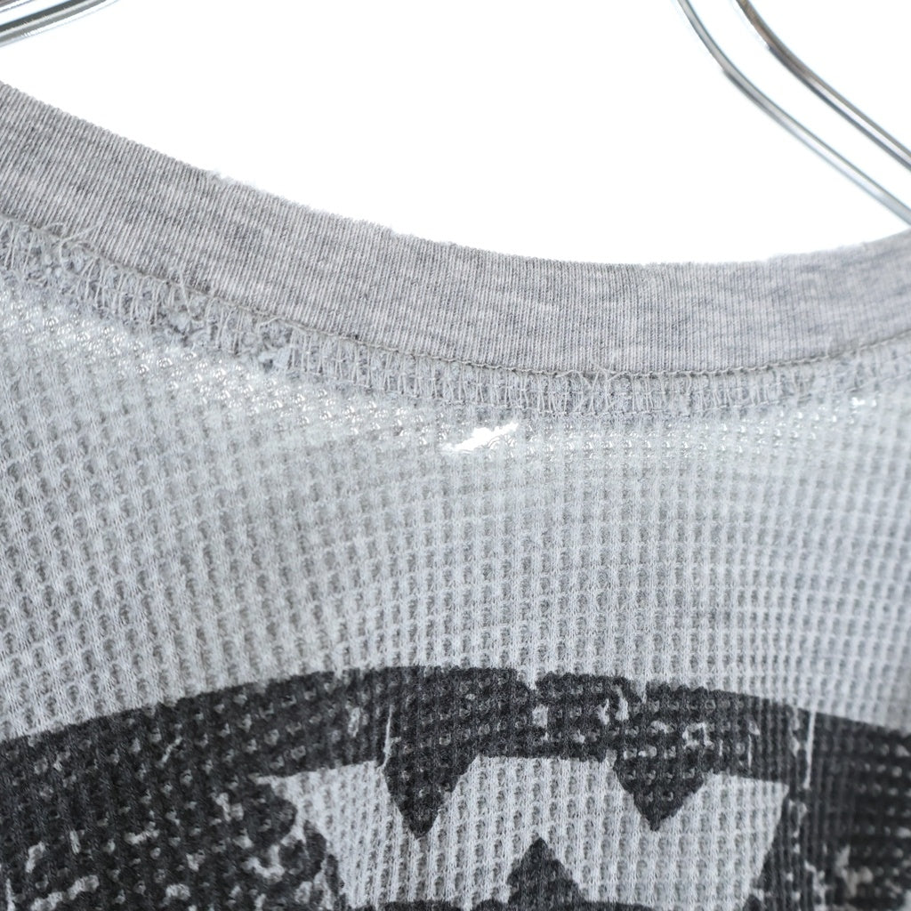 VINTAGE(ヴィンテージ) 00s West Coast Choppers Thermal L/S Tee ウエストコーストチョッパーズ アイアンクロス サーマル 長袖Tシャツ カットソー グレー