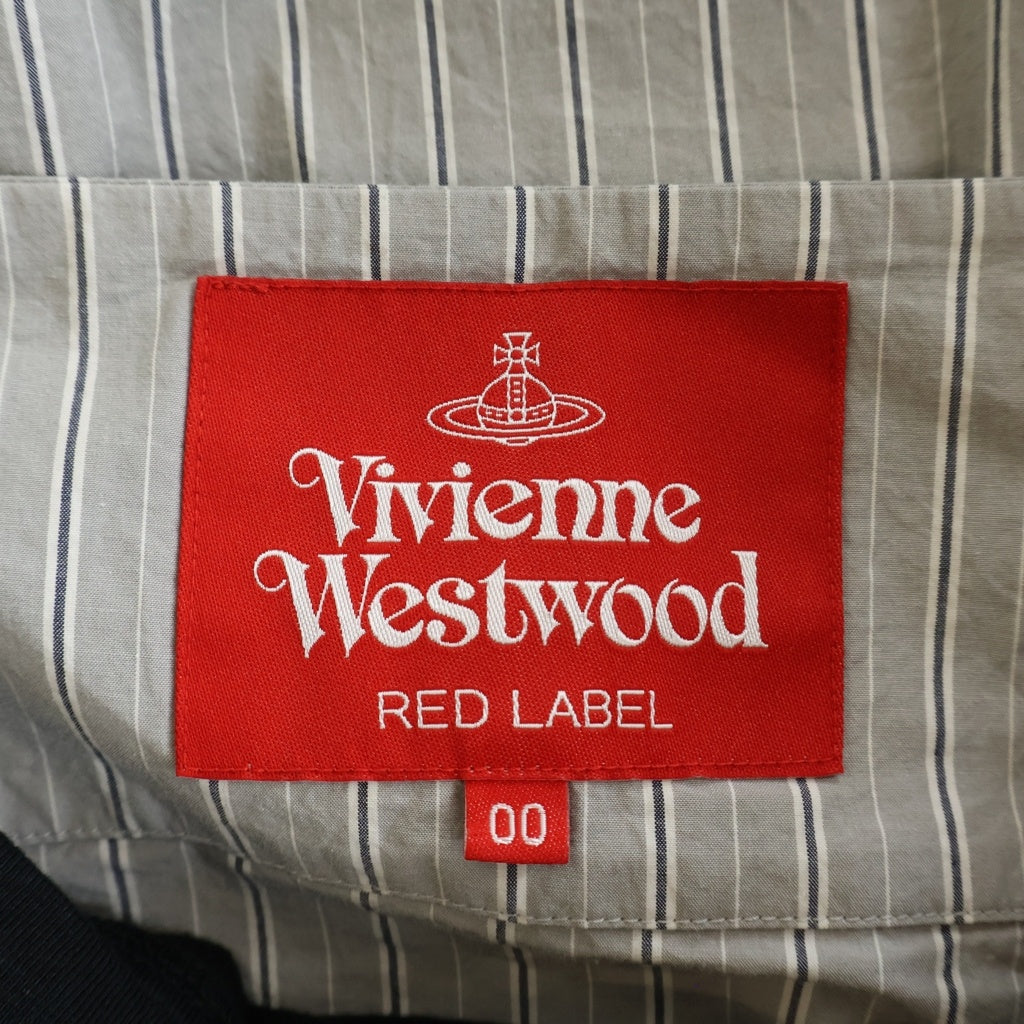 Vivienne Westwood(ヴィヴィアンウエストウッド) REDLABEL Twin Bird Docking L/S Tee ツインバード ドッキング 切り替え ロングスリーブ 長袖Tシャツ シャツ ブラック/グレー レディース