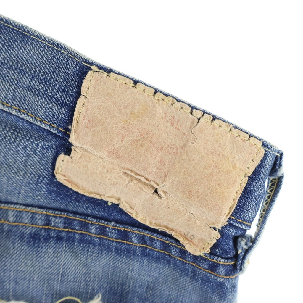 Levi's VINTAGE CLOTHING(リーバイス ビンテージ クロージング) 00s VINTAGE Replica 66501 66モデル BIG E J22 不均等V 紙パッチ ボタンフライ ボタン裏無 レプリカ デニムパンツ インディゴ