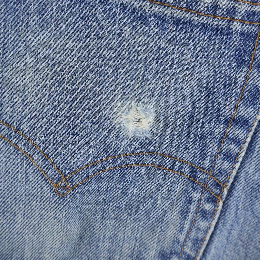 Levi's(リーバイス) 70s VINTAGE 505 66後期 スモールe 不均等V ジップフライ ボタン裏8 デニムパンツ インディゴ