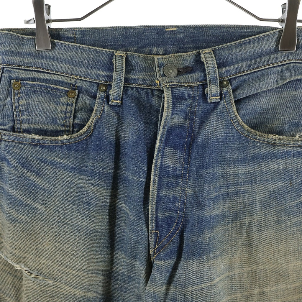 Levi's VINTAGE CLOTHING(リーバイス ビンテージ クロージング) 00s VINTAGE Replica 55501 501XX 55年製モデル BIG E 均等V 革パッチ ボタンフライ ボタン裏無 デニムパンツ インディゴ