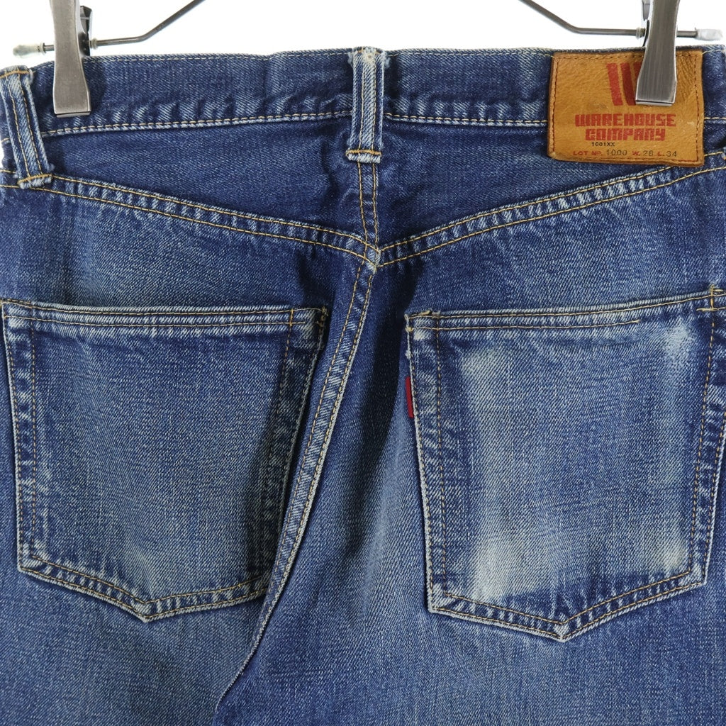 WAREHOUSE(ウェアハウス) LOT 1000 ボタンフライ デニムパンツ インディゴ