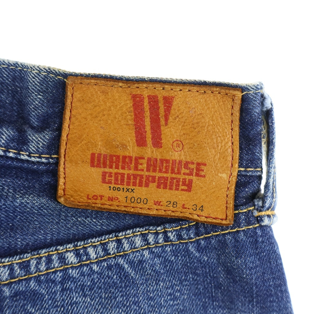 WAREHOUSE(ウェアハウス) LOT 1000 ボタンフライ デニムパンツ インディゴ