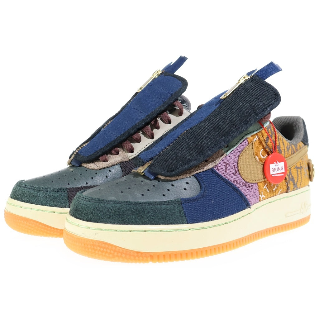 NIKE(ナイキ) ×TRAVIS SCOTT AIR FORCE1 CACTUS JACK トラヴィススコット カクタスジャック ローカットスニーカー マルチ US9/27cm CN2405-900