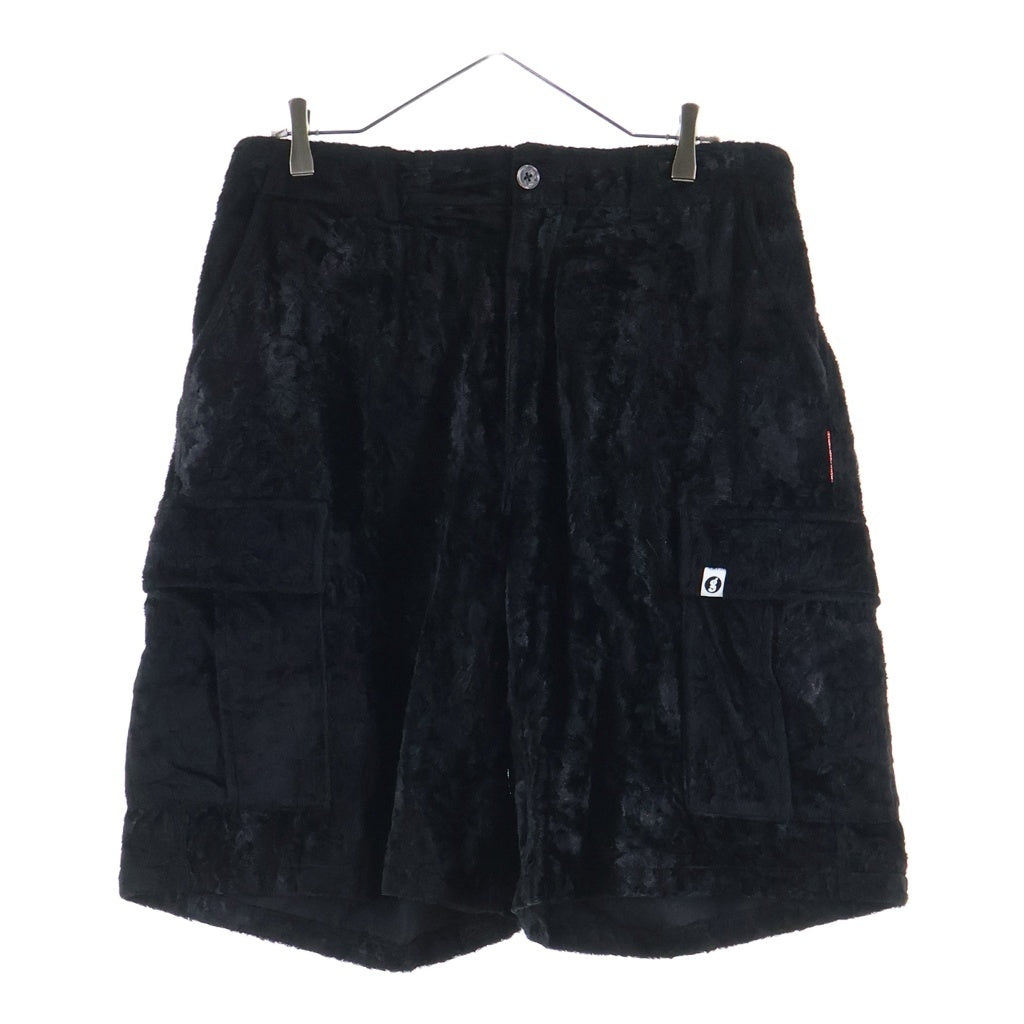 SUPREME(シュプリーム) 25SS ×GOODENOUGH Crushed Rayon Cargo Short グッドイナフ クラッシュ レーヨン カーゴショーツ ハーフパンツ ブラック