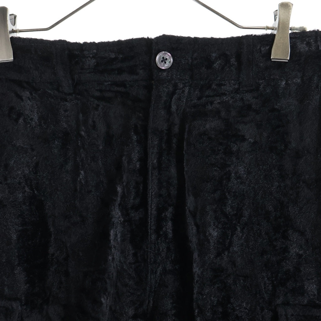 SUPREME(シュプリーム) 25SS ×GOODENOUGH Crushed Rayon Cargo Short グッドイナフ クラッシュ レーヨン カーゴショーツ ハーフパンツ ブラック