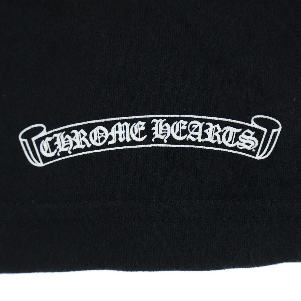 CHROME HEARTS(クロムハーツ) CH STAR L/S T-SHIRT LTD MALIBU マリブ限定 スター ホースシュープリント 長袖Tシャツ ロンT ブラック