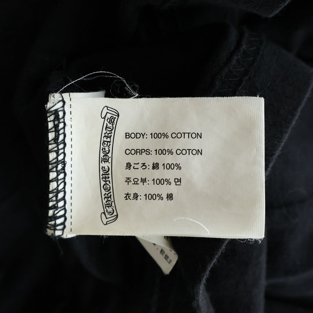 CHROME HEARTS(クロムハーツ) CH STAR L/S T-SHIRT LTD MALIBU マリブ限定 スター ホースシュープリント 長袖Tシャツ ロンT ブラック