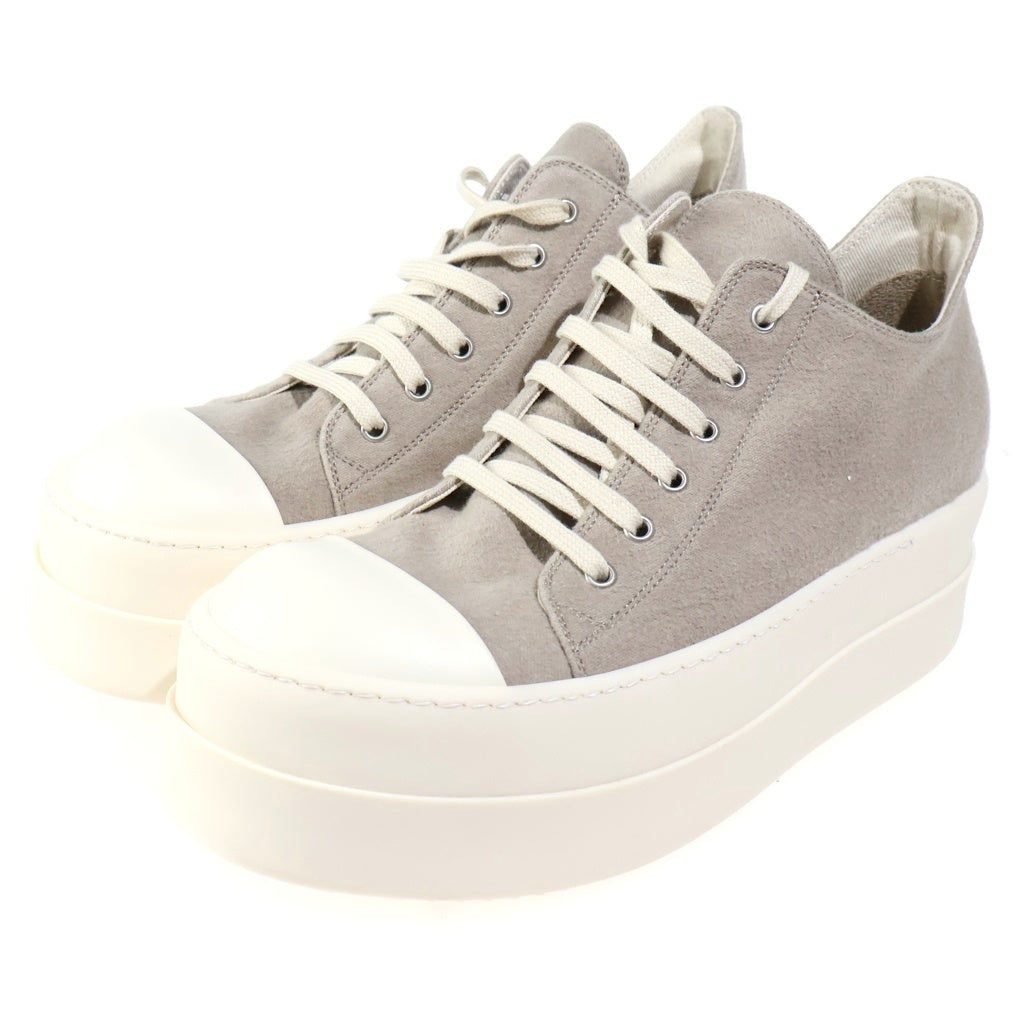 DRKSHDW(ダークシャドウ) DOUBLE BUMPER LOW SNEAKS ダブルバンパー ローカットスニーカー グレー DU02E7832-BMO
