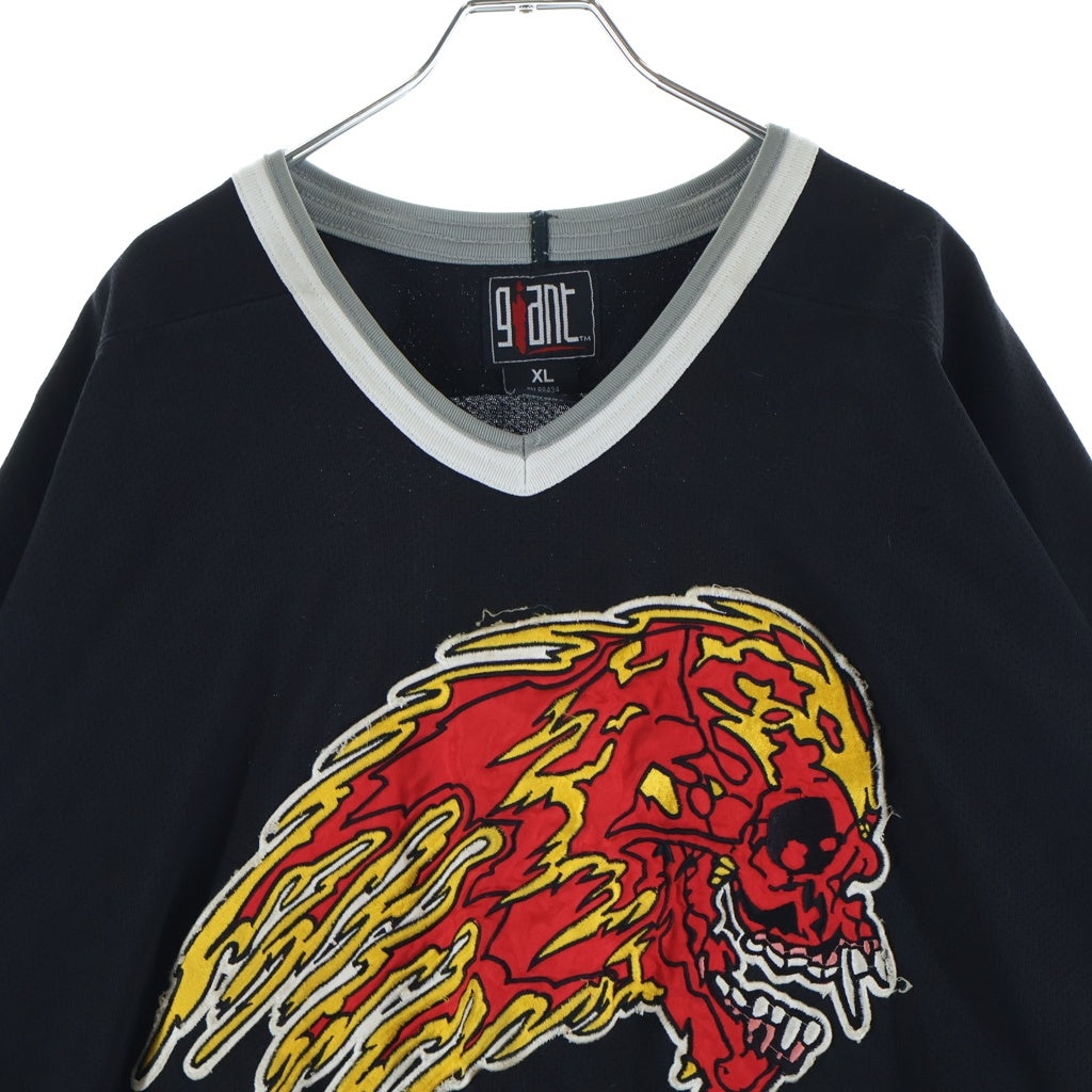 VINTAGE(ヴィンテージ) 90s METARICA Pushead Mesh Tee メタリカ バンド ホッケー メッシュ 半袖 ブラック