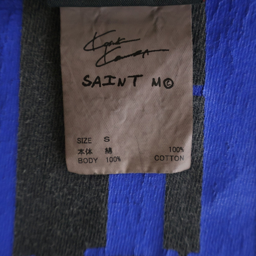 SAINT MICHAEL(セントマイケル) 24AW NOTHING IMP L/S Tee ロングスリーブ 長袖Tシャツ カットソー ブラック SM-YS1-0000-C35