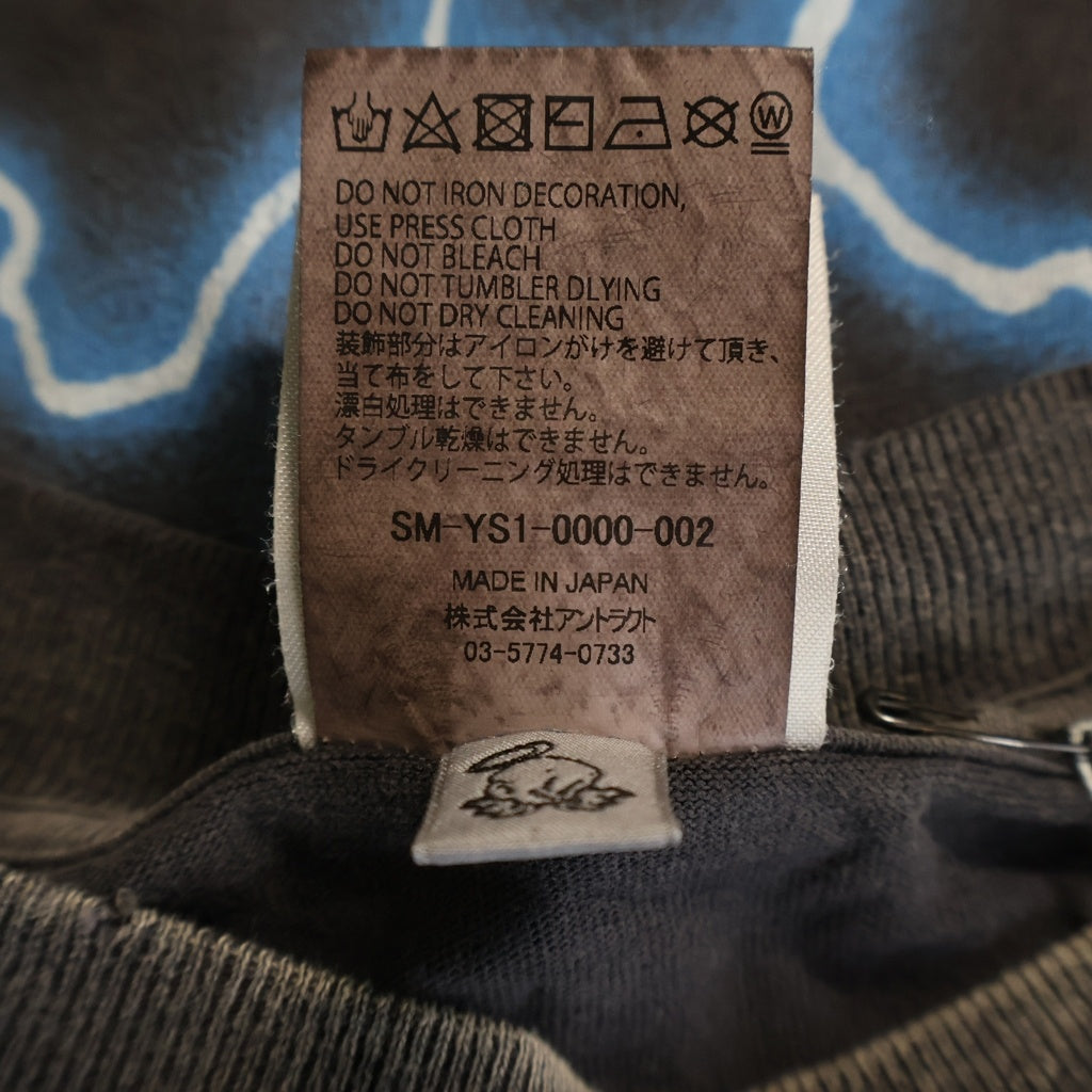 SAINT MICHAEL(セントマイケル) 24AW MEDUSA Tee メデューサ 半袖Tシャツ カットソー ブラック SM-YS1-0000-002