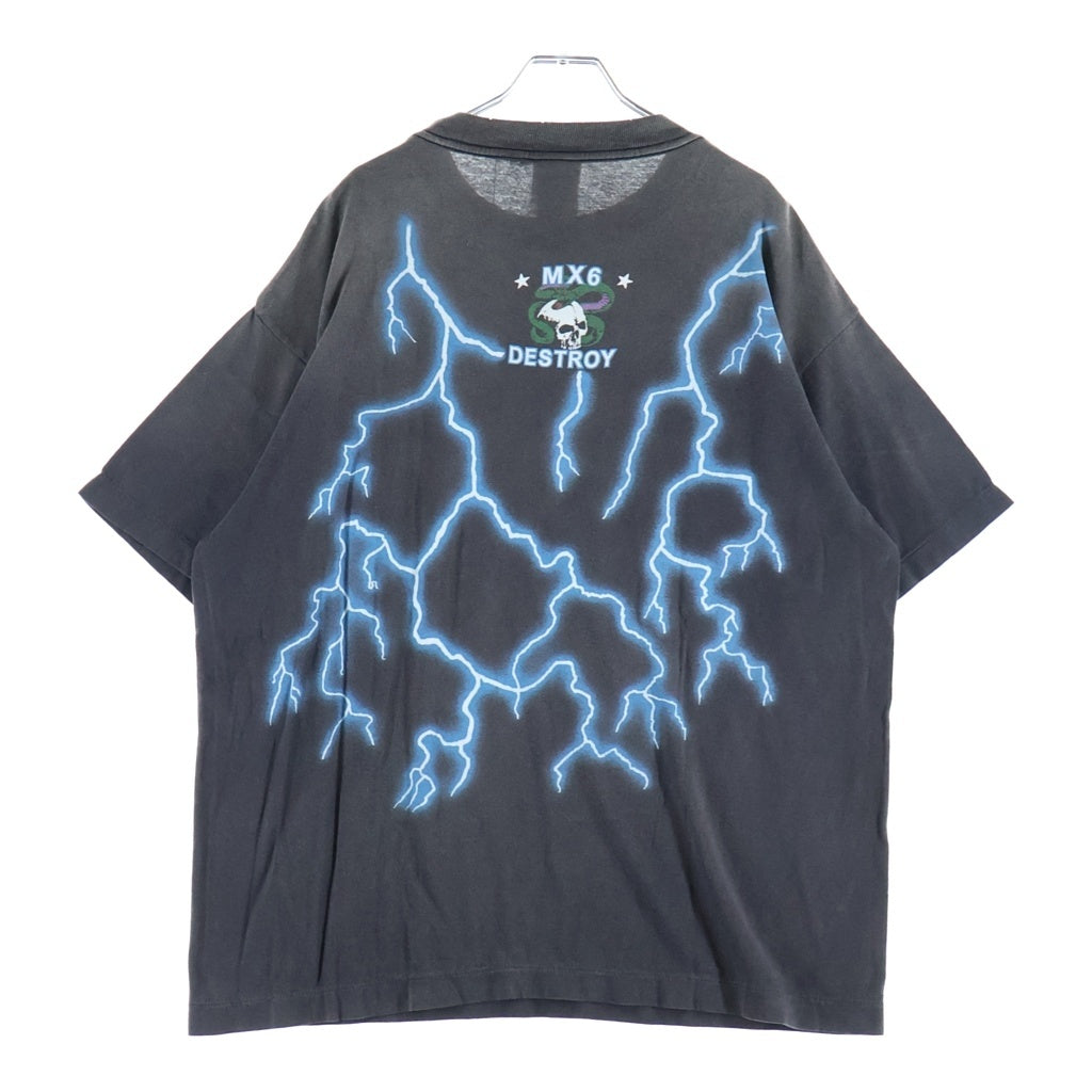 SAINT MICHAEL(セントマイケル) 24AW MEDUSA Tee メデューサ 半袖Tシャツ カットソー ブラック SM-YS1-0000-002