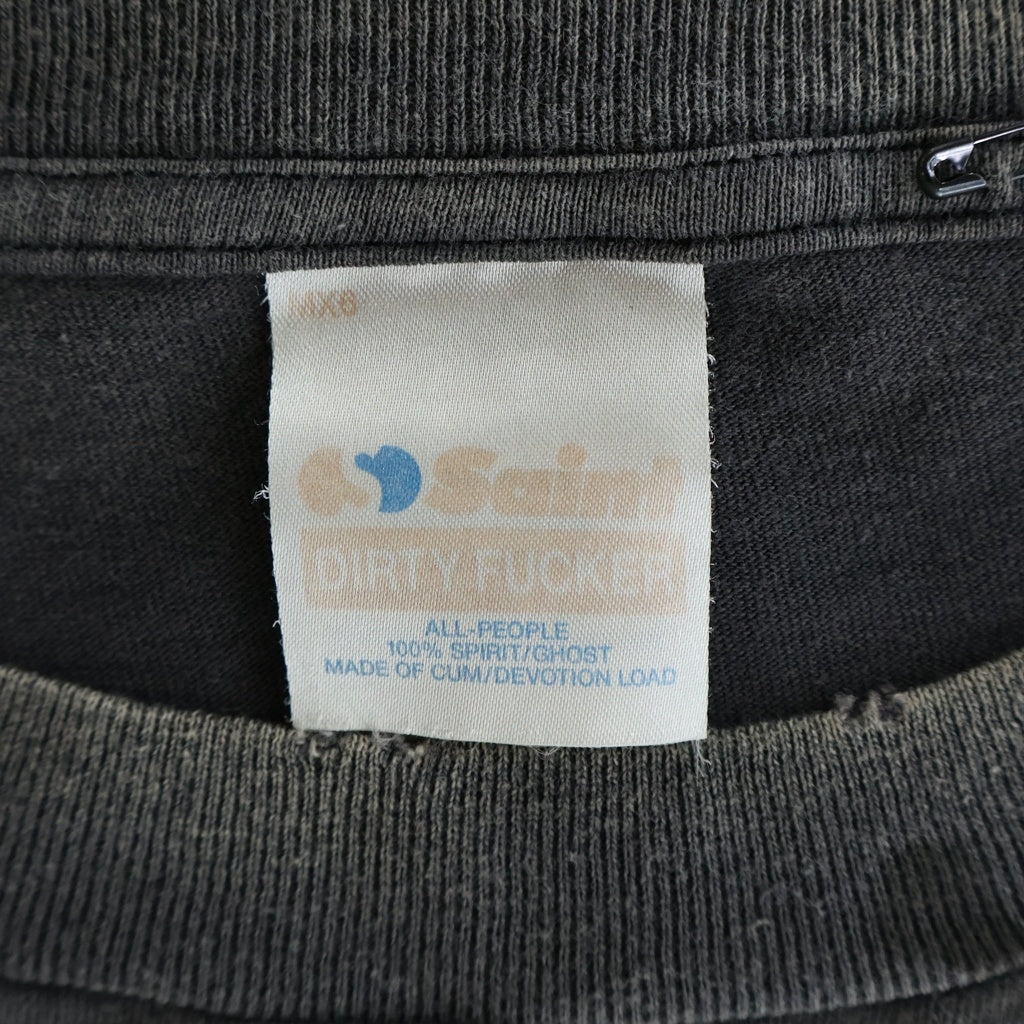 SAINT MICHAEL(セントマイケル) 24AW MEDUSA Tee メデューサ 半袖Tシャツ カットソー ブラック SM-YS1-0000-002