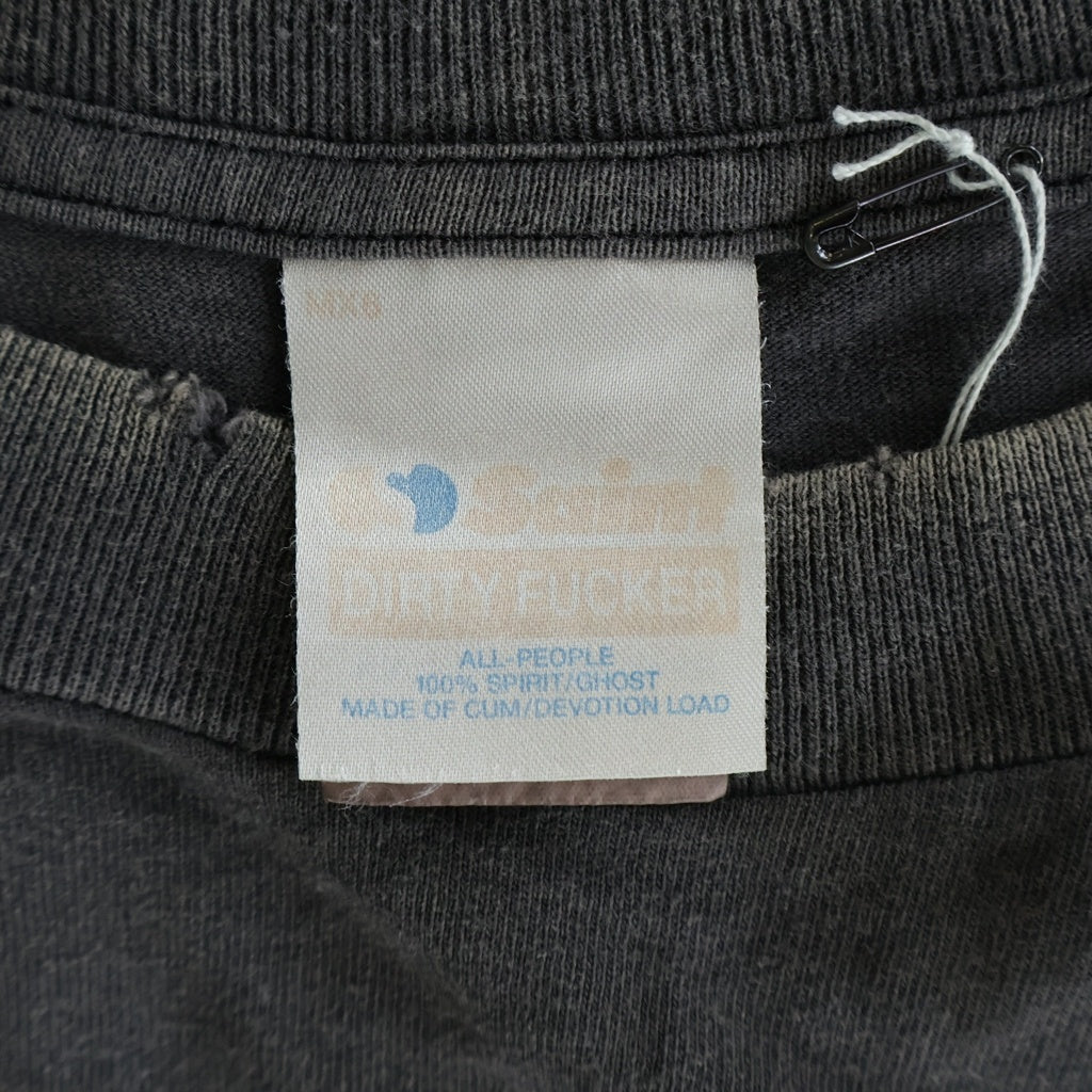 SAINT MICHAEL(セントマイケル) 24AW MEDUSA Tee メデューサ 半袖Tシャツ カットソー ブラック SM-YS1-0000-002
