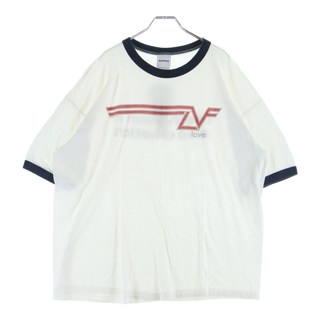 READY MADE(レディメイド) 24SS RINGER Tee リンガー 半袖Tシャツ カットソー ホワイト RM-P01-0000-074
