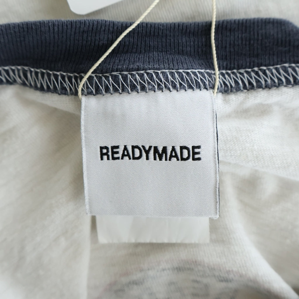 READY MADE(レディメイド) 24SS RINGER Tee リンガー 半袖Tシャツ カットソー ホワイト RM-P01-0000-074