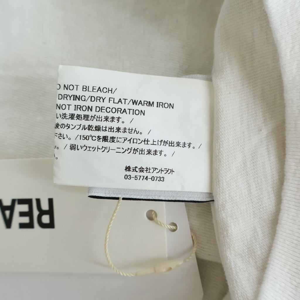 READY MADE(レディメイド) 24SS POCKET LOGO Tee ポケット ロゴ 半袖Tシャツ カットソー ホワイト RM-P01-0000-075